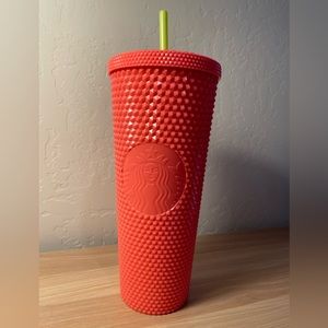 Starbucks Venti Pink Dragonfruit Studded Cup